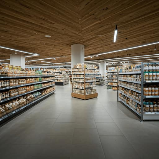 General retail clothing store interior